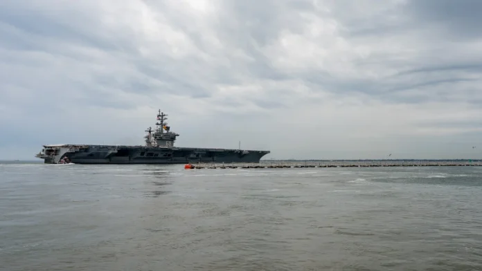 USS Eisenhower under direct fire of Yemen's Houthis