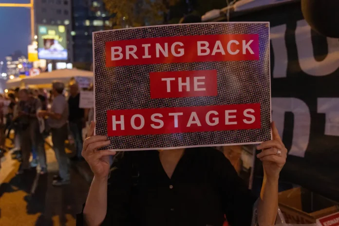 Hundreds rally in Israel’s Tel Aviv to demand release of hostages, Israeli offensive continues