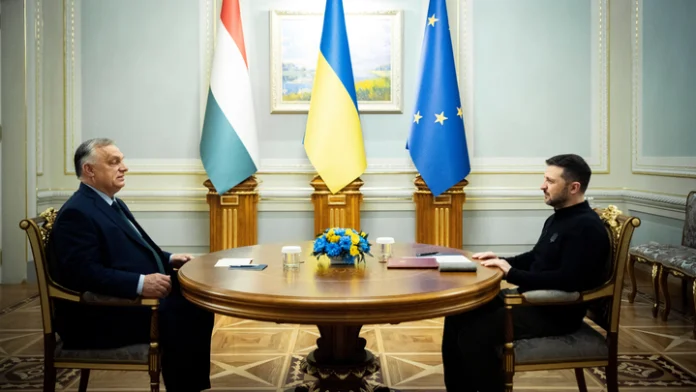 Hungarian PM makes first visit to Ukraine since military conflict began for talks with Zelensky