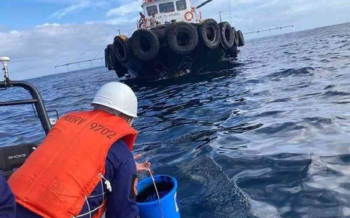 Philippine tanker capsizes in Manila Bay, spilling fuel oil