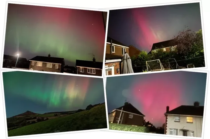 Northern Lights visible across UK on Thursday night