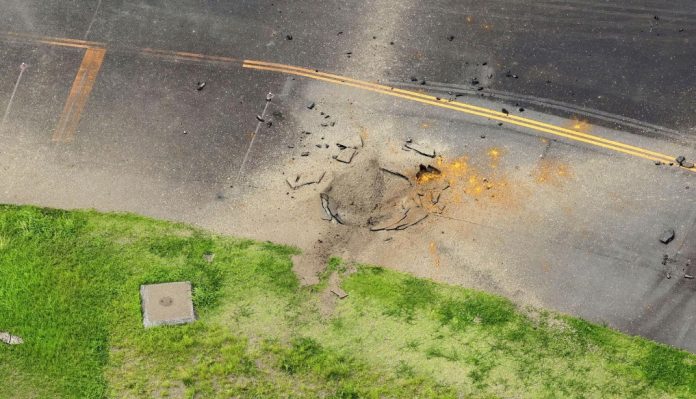 World War II bomb explodes near runway at Japanese airport