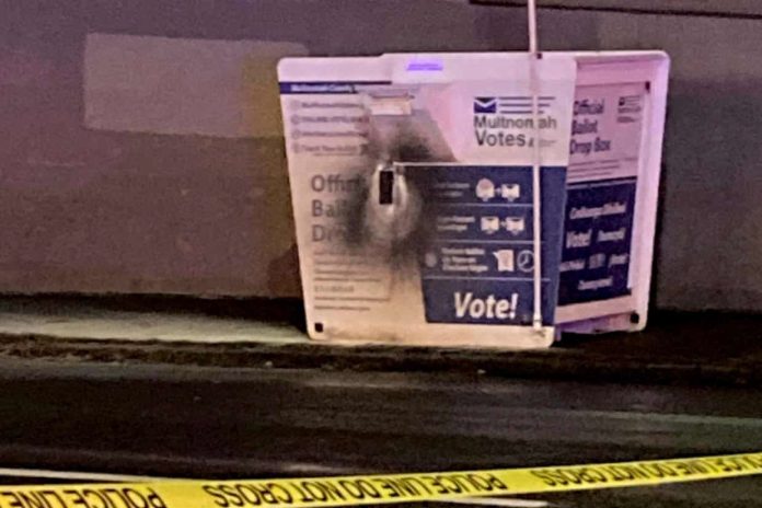 Hundreds of US early ballots destroyed after drop boxes targeted by fire