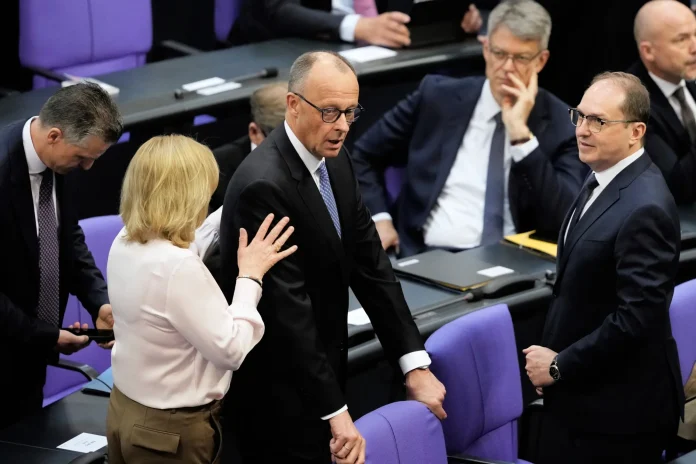 Germany’s Merz falls short of votes needed to be chancellor in first ballot