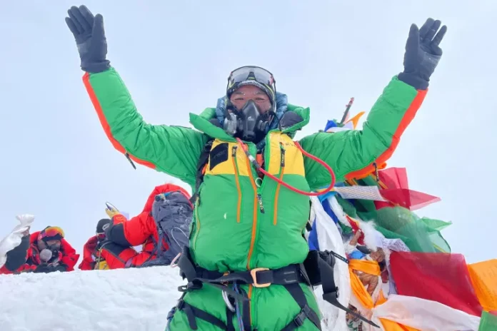 Nepali scales Everest 31 times breaking own record