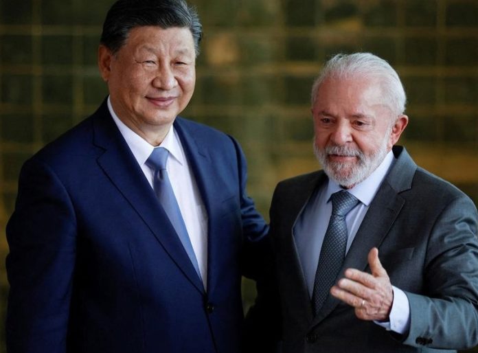 Brazil, China vow to defend free trade as leaders meet in Beijing