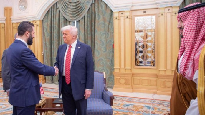 Trump meets with Syrian president after announcing lifting of sanctions
