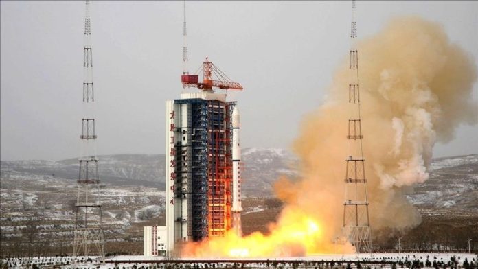 China launches its first asteroid probe and sampling mission Tianwen-2